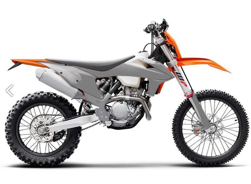 KTM EXC / EXCF 2020 - 2023 Full Kit Orange / Grau